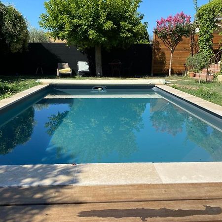 Gite Lou Sabai Au Pied Des Dentelles De Montmirail, Piscine Partagee Aubignan Extérieur photo